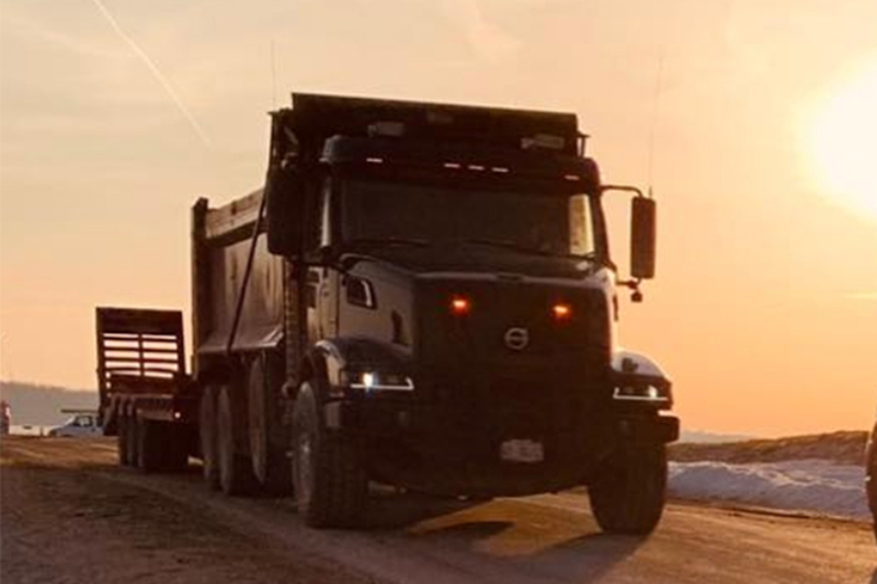 Dump Truck and Trailer
