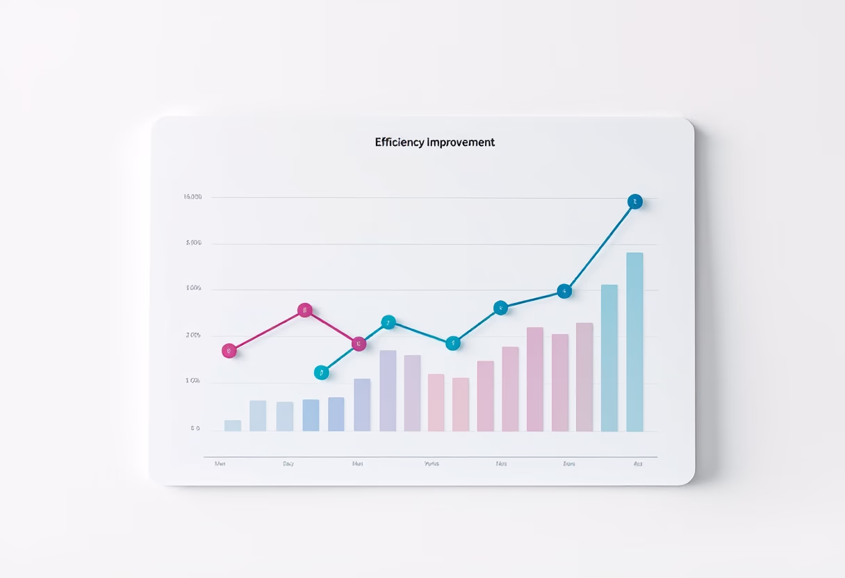 image of company efficiency improvement graph (for a erp company)