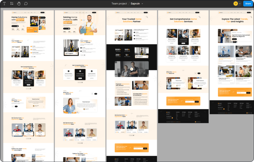 Landing Page Request Figma Main Image