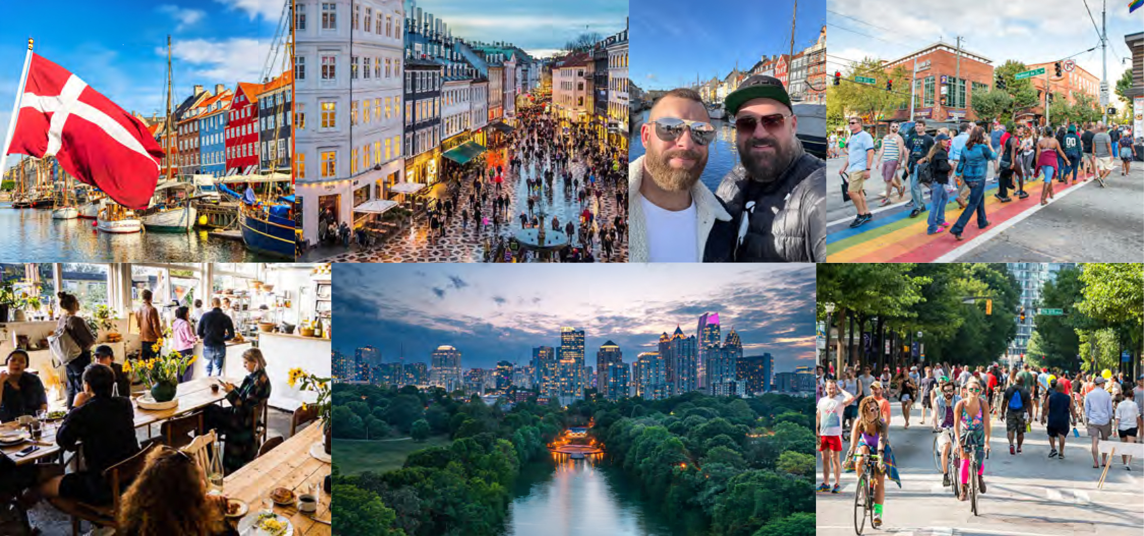 From Copenhagen to Atlanta — Nyhavn, Strøget, the founders, and Midtown