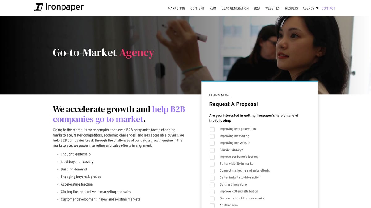 7 Go To Market Agency Picks Leading Growth in 2025 - Ironpaper