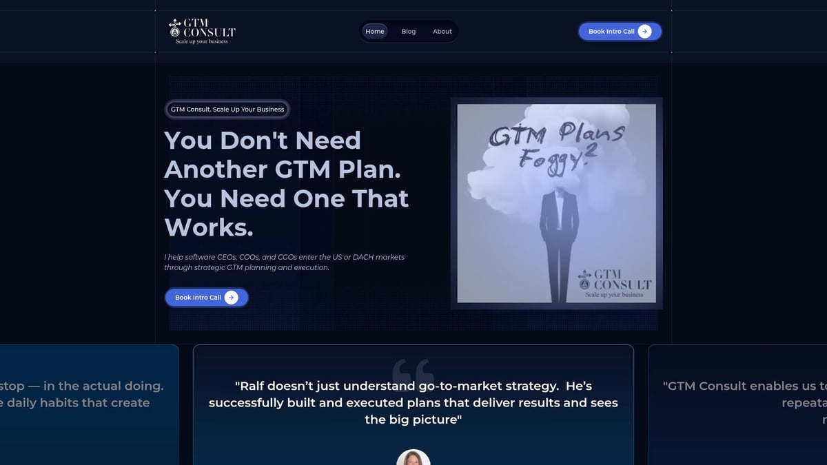 7 Go To Market Strategy Examples To Inspire Success In 2025 - GTM Consult: End-to-End B2B SaaS GTM Advisory