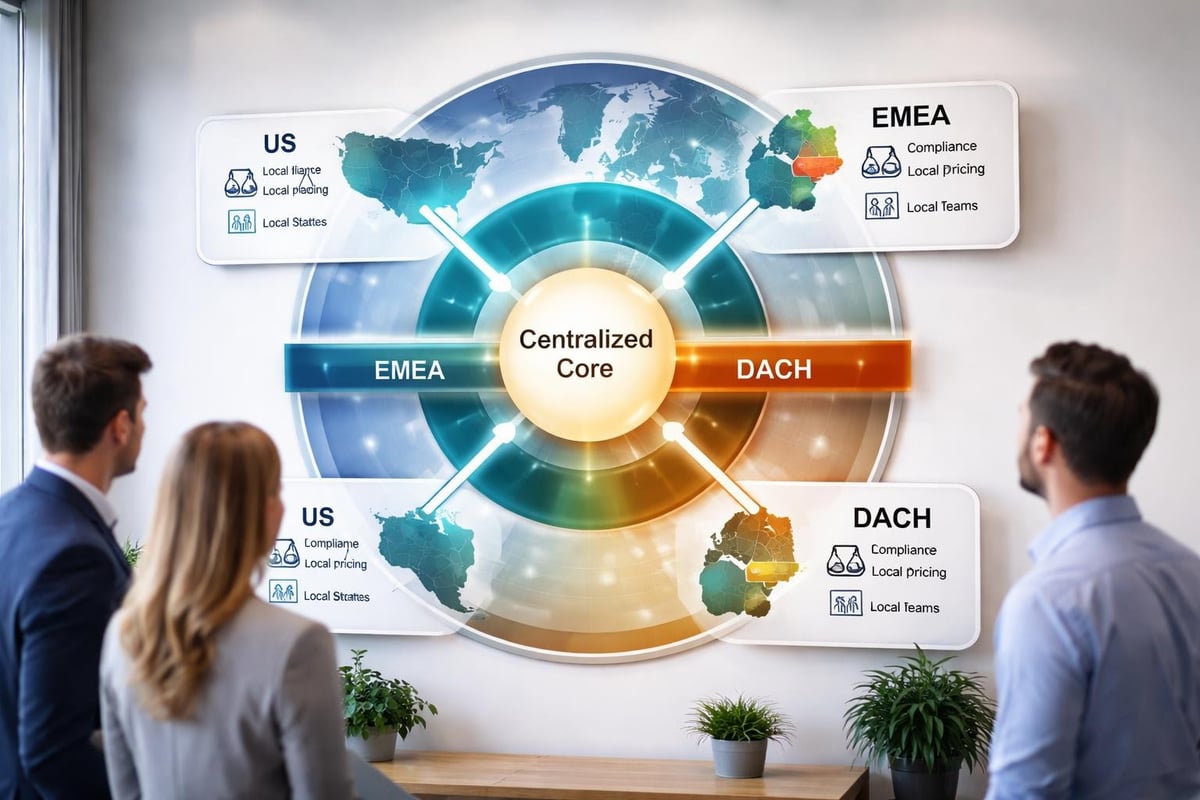 Cross-regional system architecture