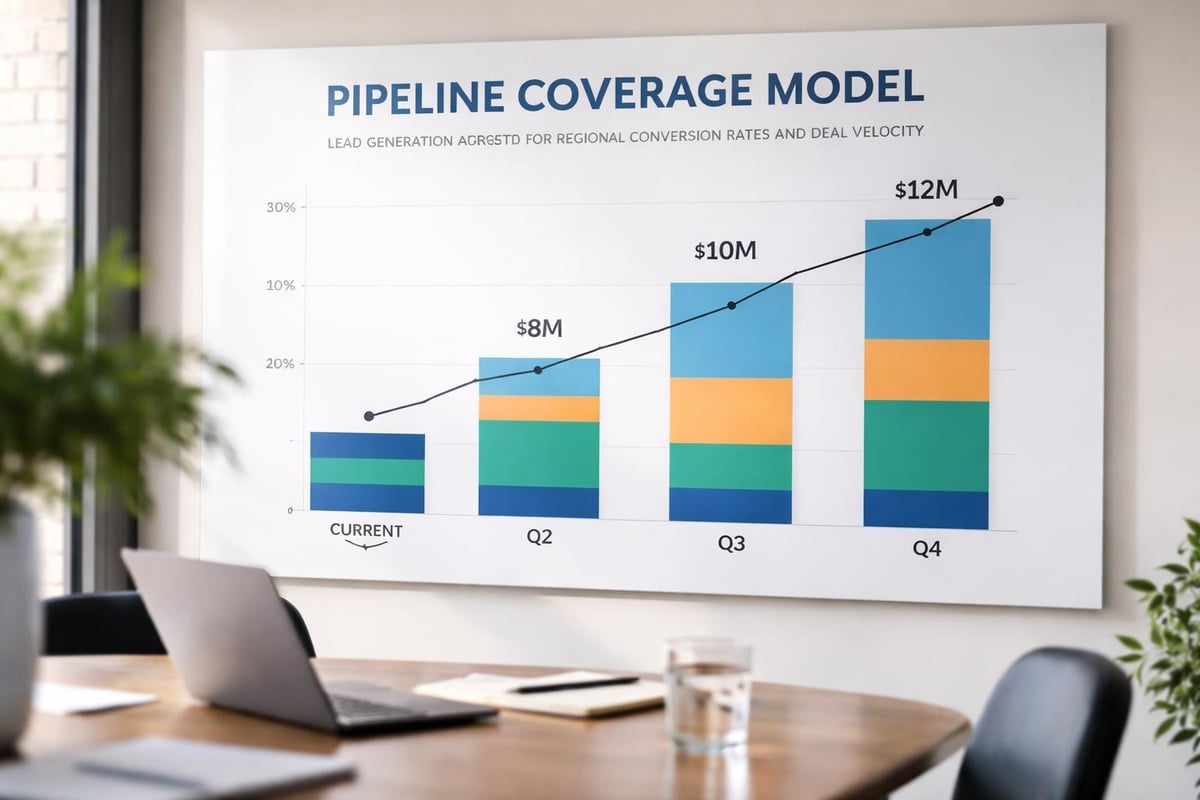 Multi-quarter pipeline coverage planning
