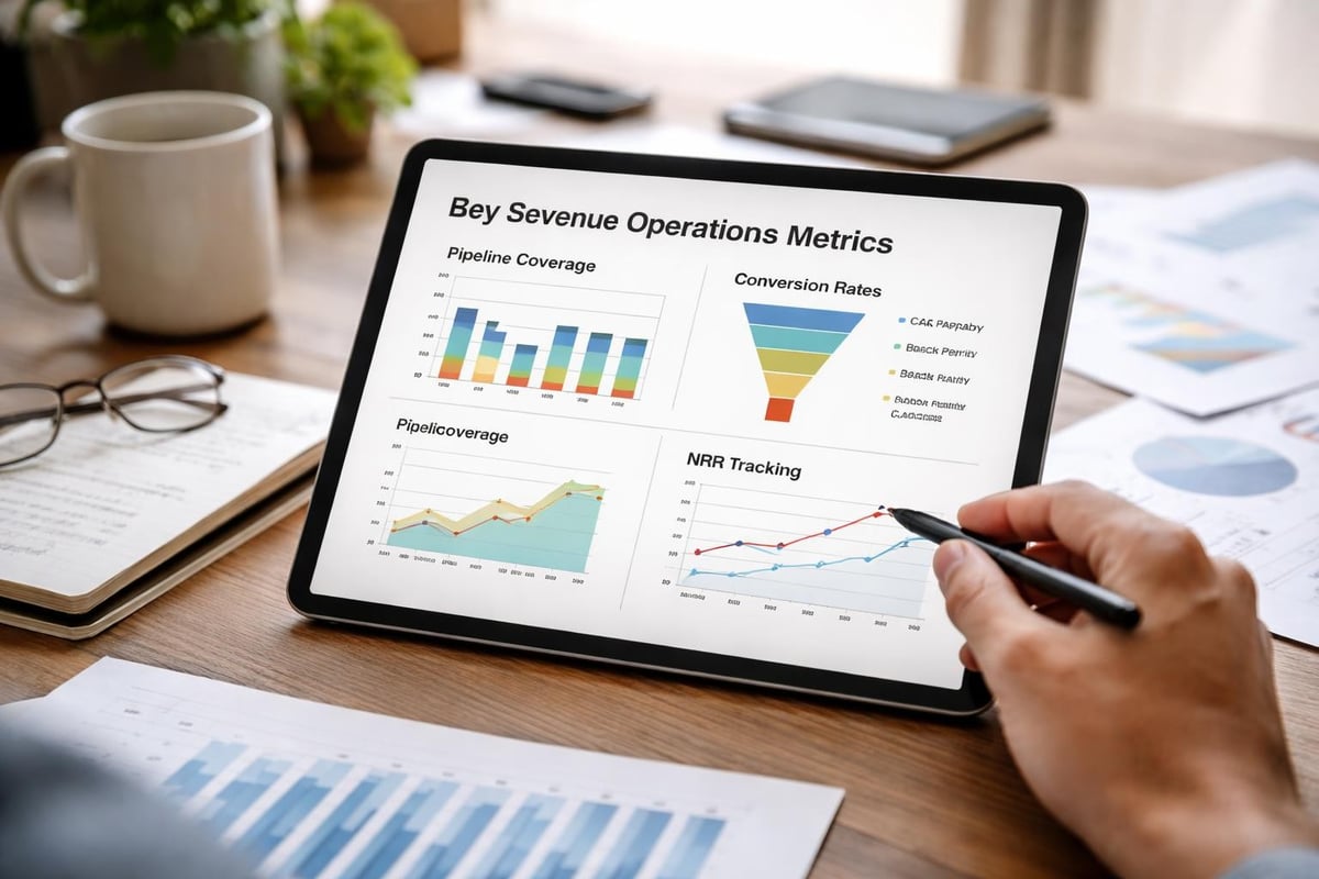 RevOps metrics dashboard