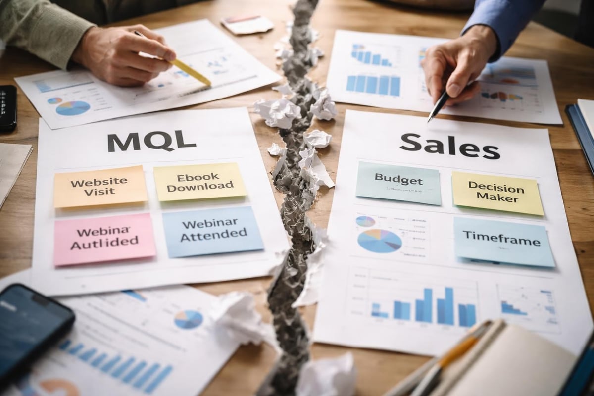 Lead generation and sales alignment breakdown