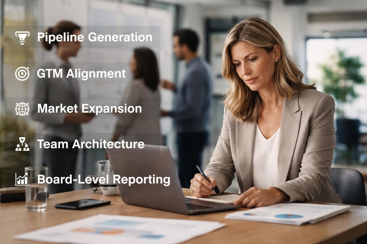 Fractional CMO core responsibilities