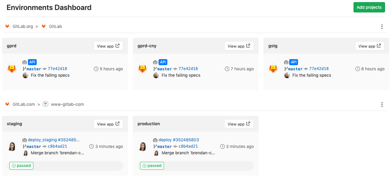 GitLab screenshot