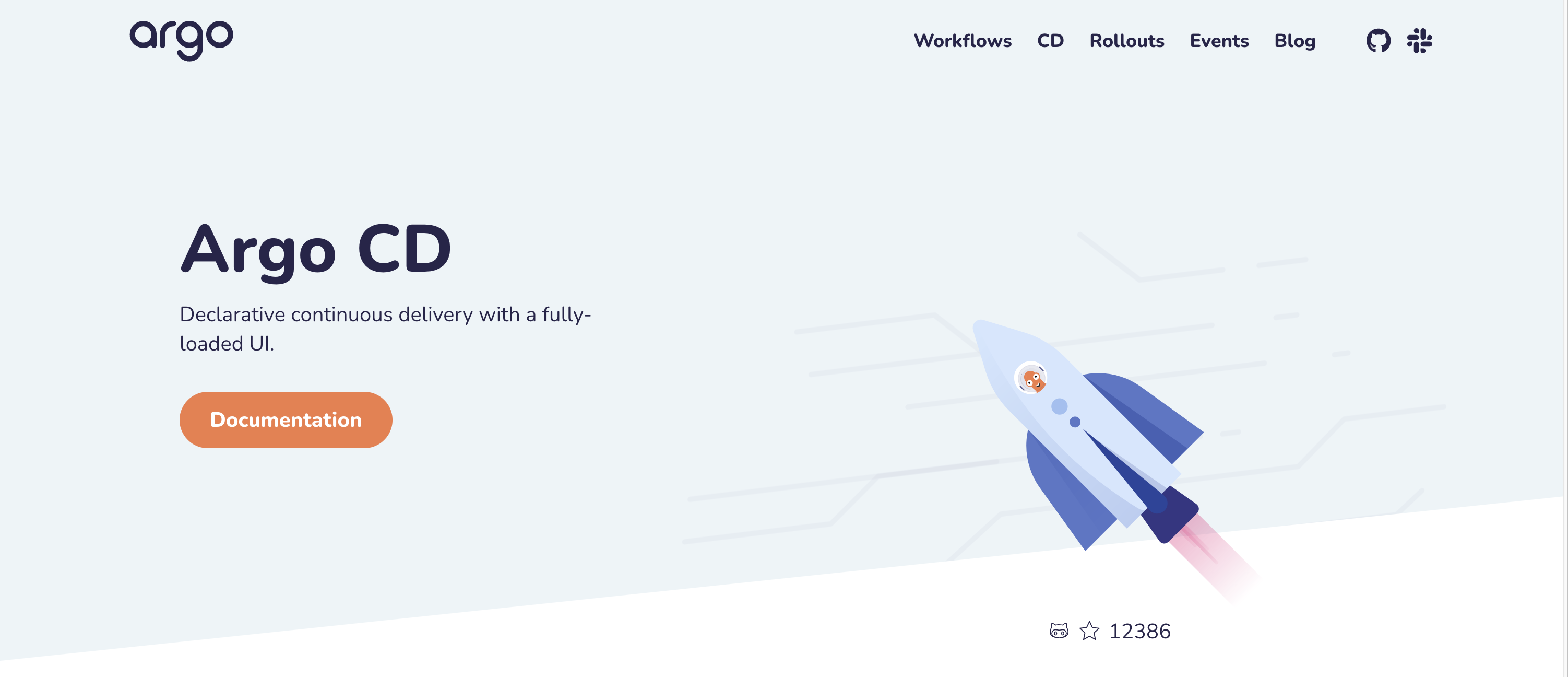 Argo CD Homepage - Image Credit: Author