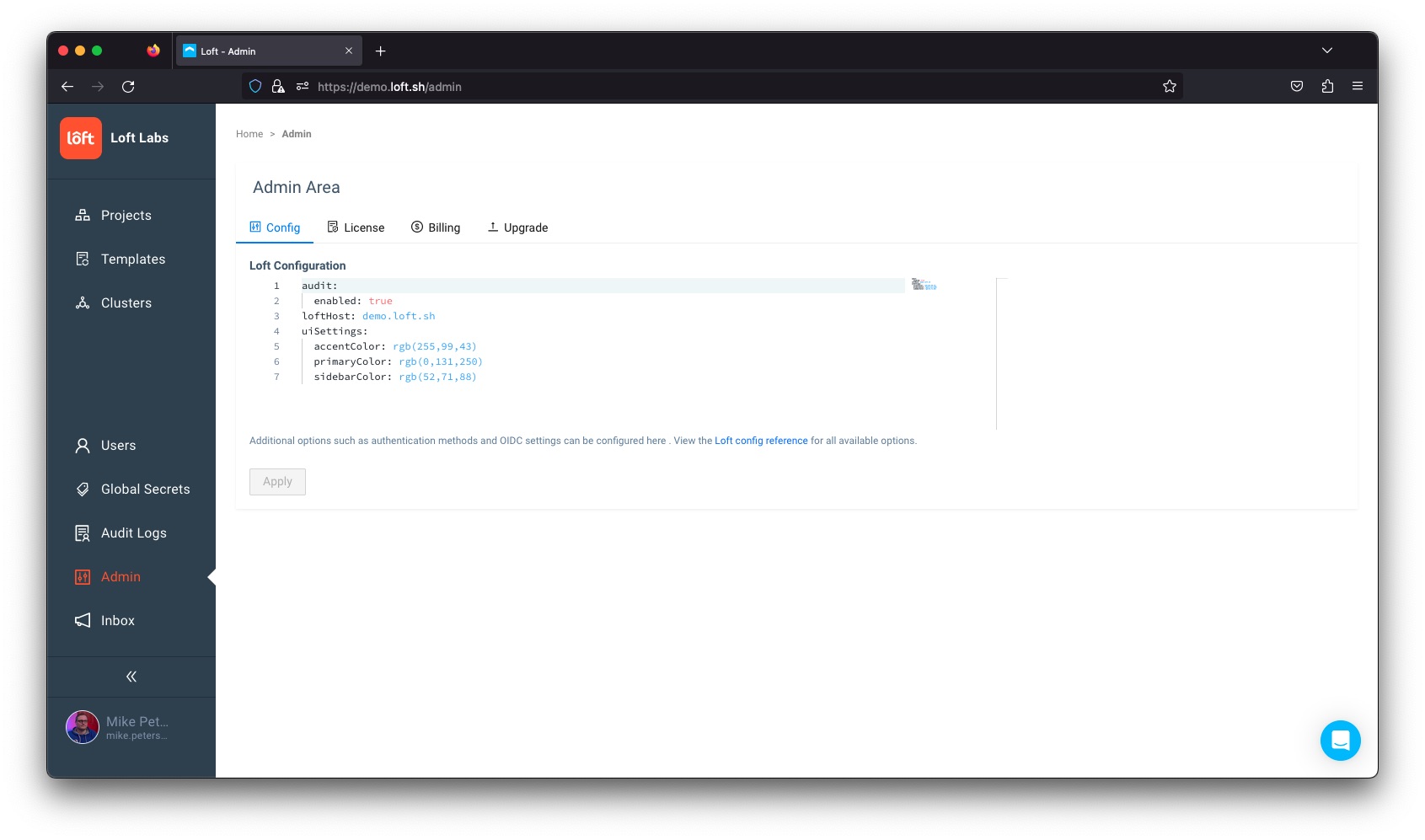 Loft v3 Custom Branding