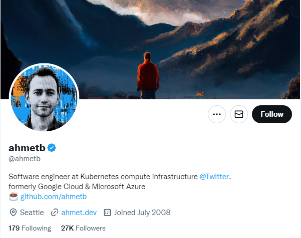 Ahmet Alp Balkan's Twitter