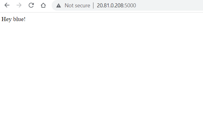 Endpoint showing secret