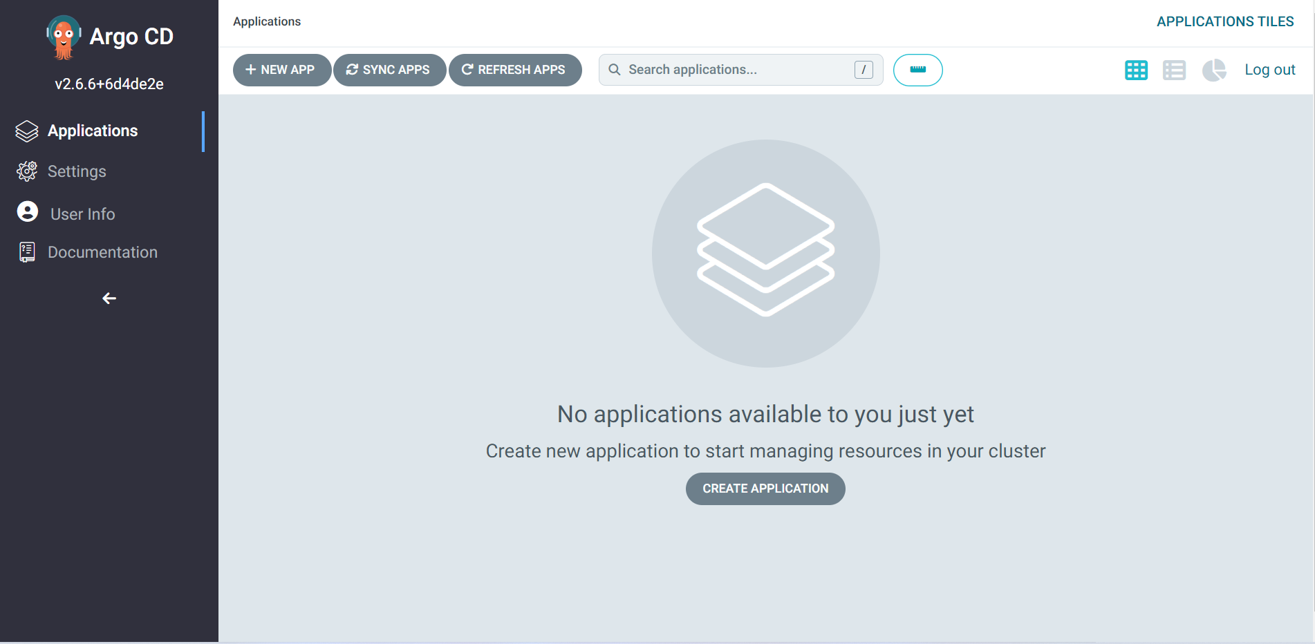 Argo create application