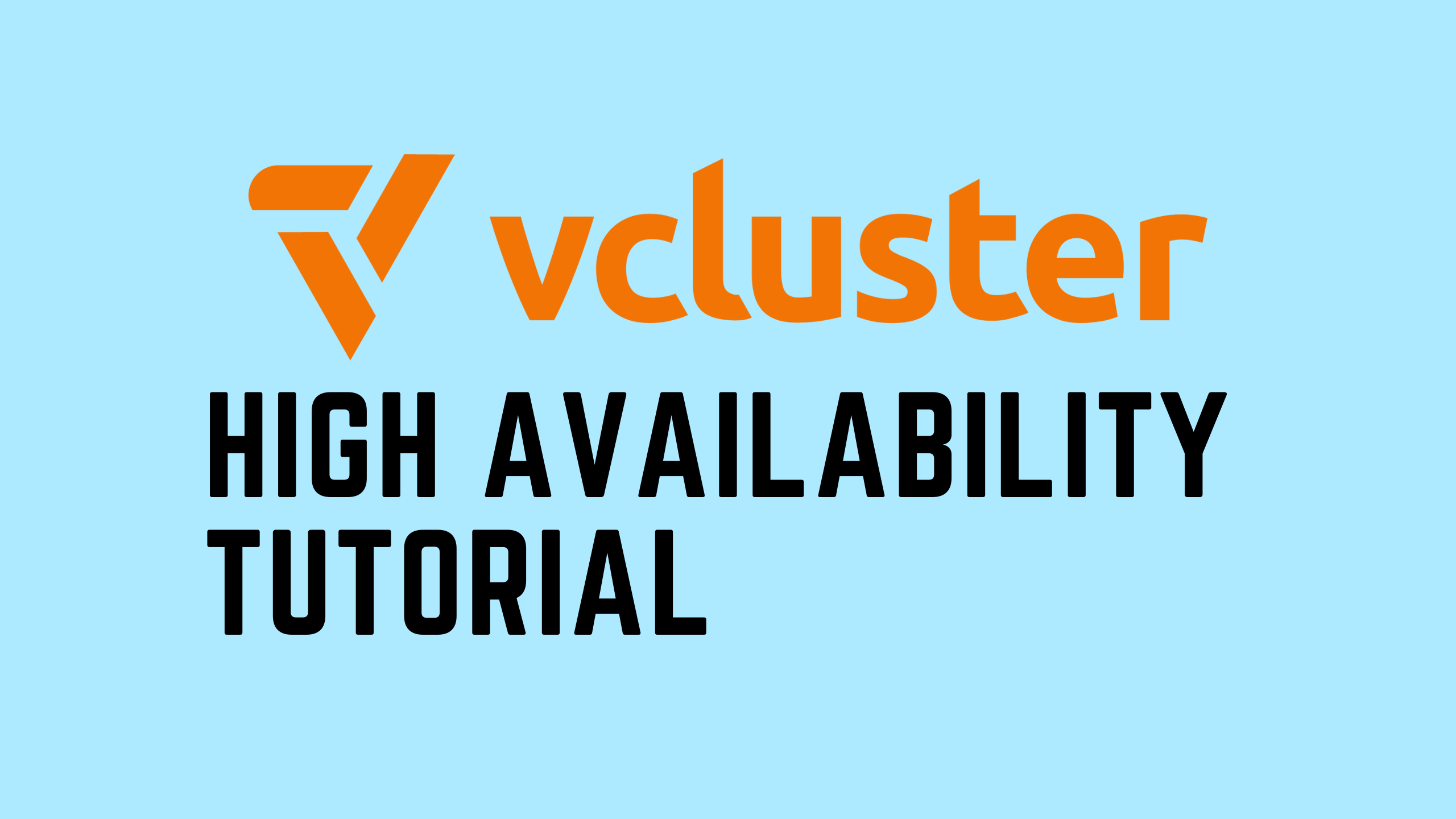 High Availability with vcluster
