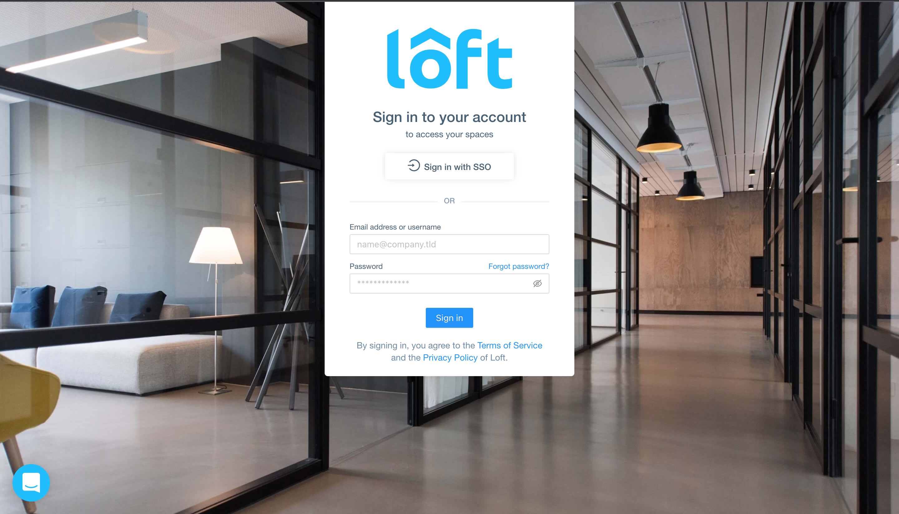 Loft Login with SSO