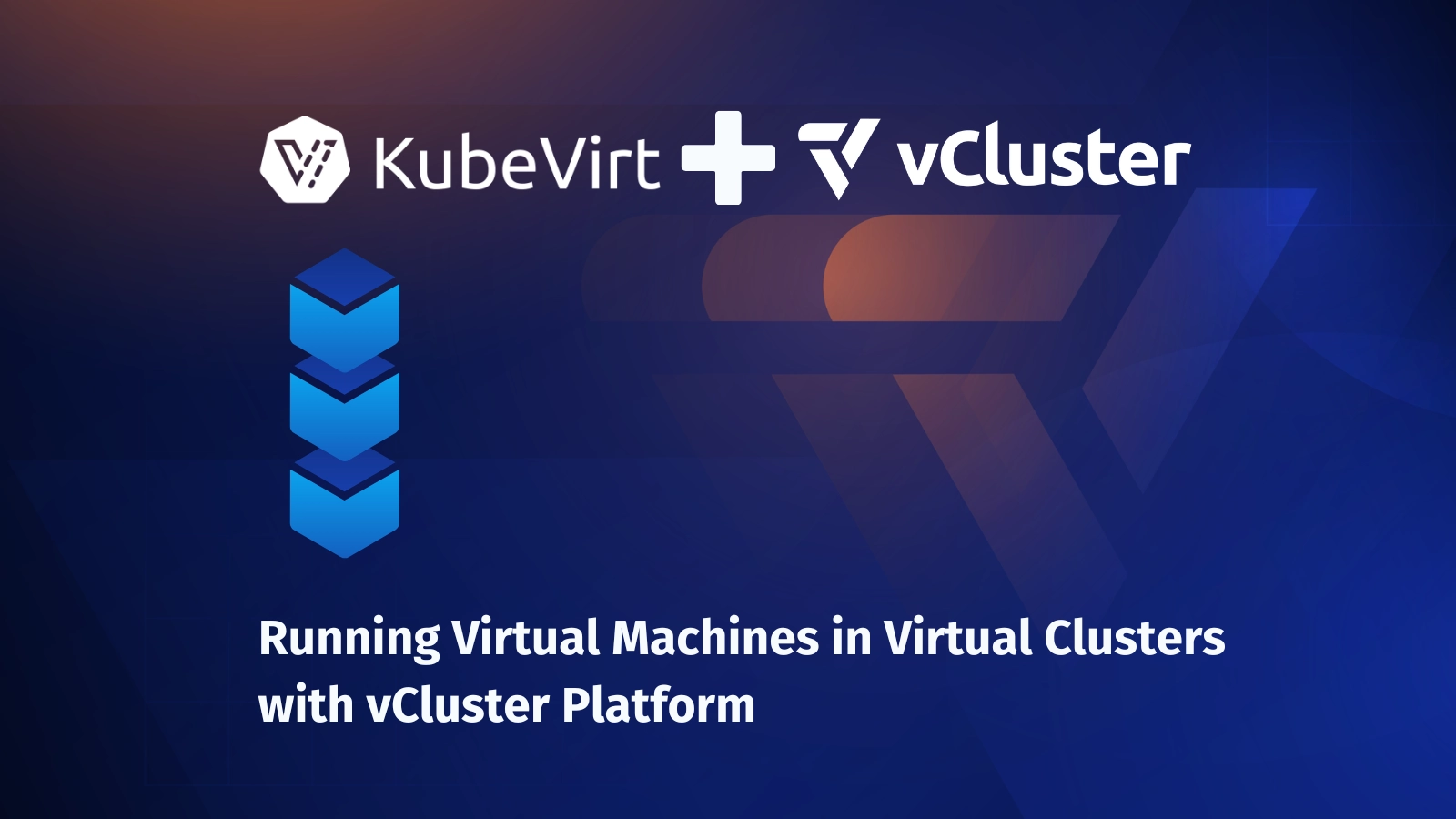 KubeVirt + vCluster using vCluster Platform