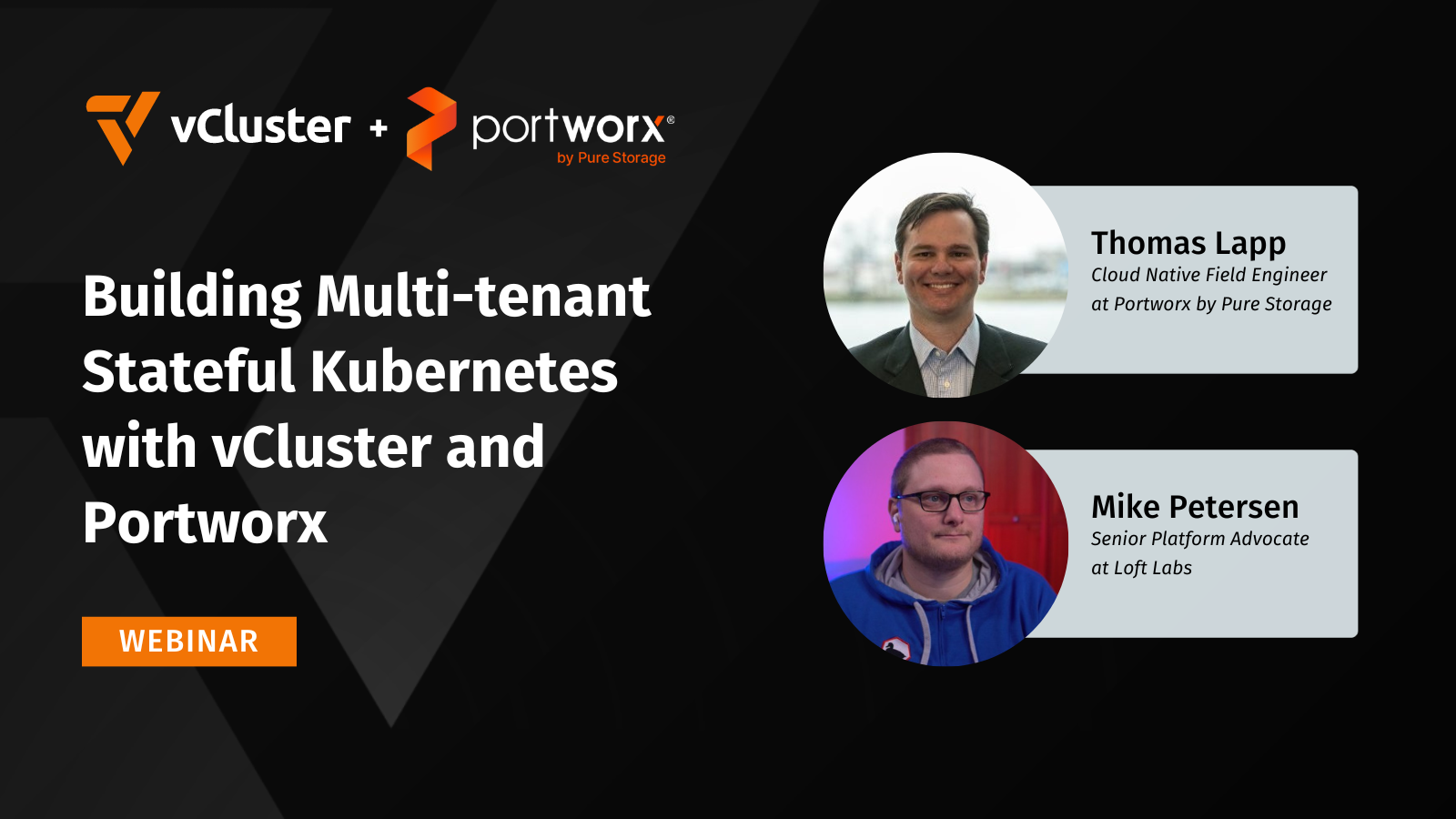 Building Multi-tenant Stateful Kubernetes with vCluster and Portworx