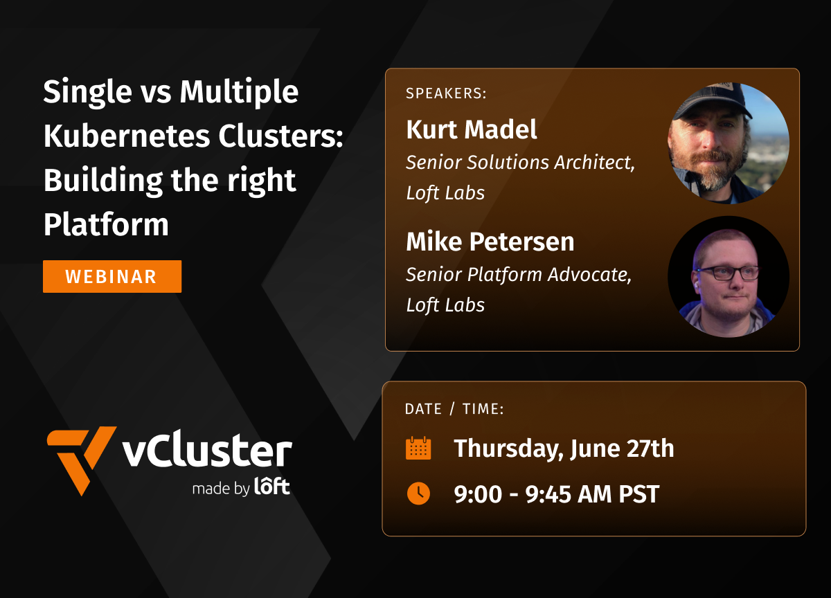 Single vs Multiple Kubernetes Clusters: Building the right Platform
