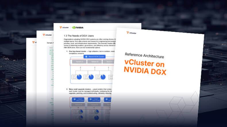 vCluster on NVIDIA DGX Systems Reference Architecture