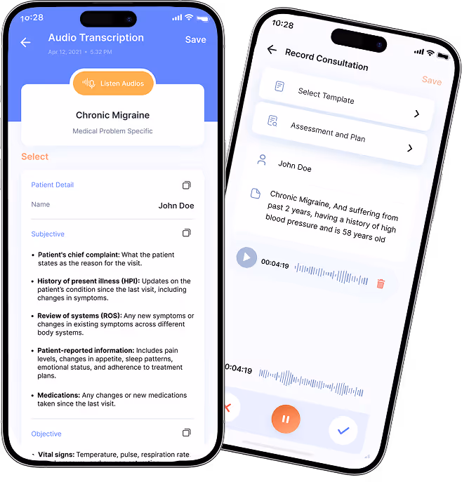DocuMed AI app screenshot