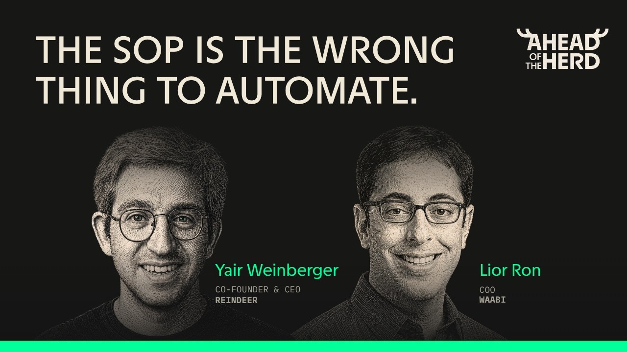 The SOP Is the Wrong Thing to Automate