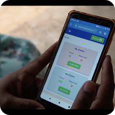 Mobile app used for tracking field data
