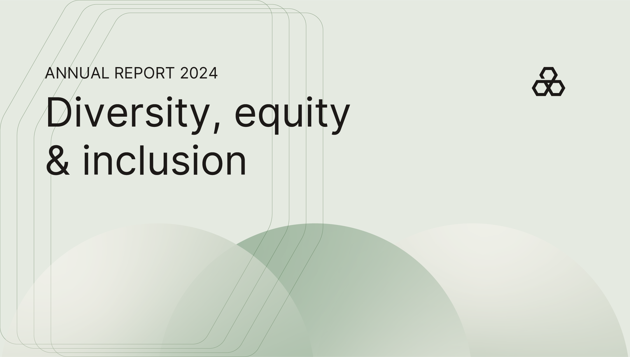 Cover page of the "Diversity, Equity & Inclusion Annual Report 2024" by klz.