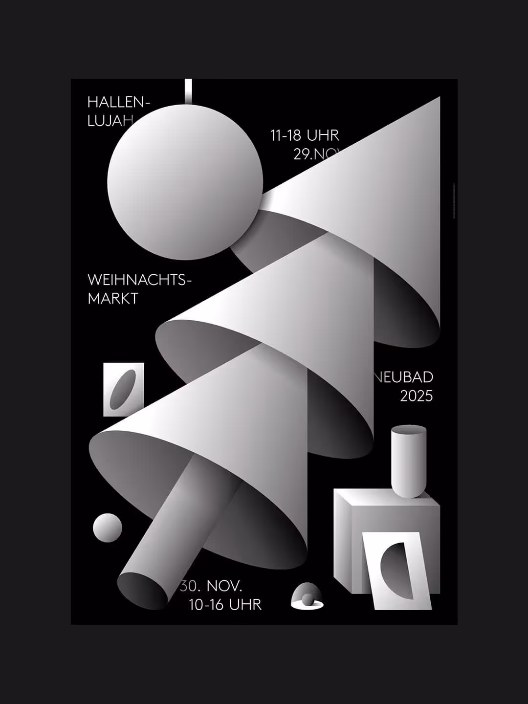 Ein Plakat vom Illustrator Benjamin Hermann