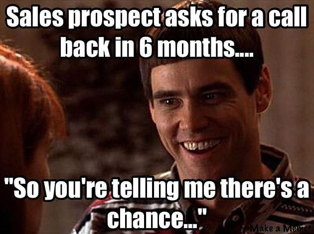 Avoid dead sales leads