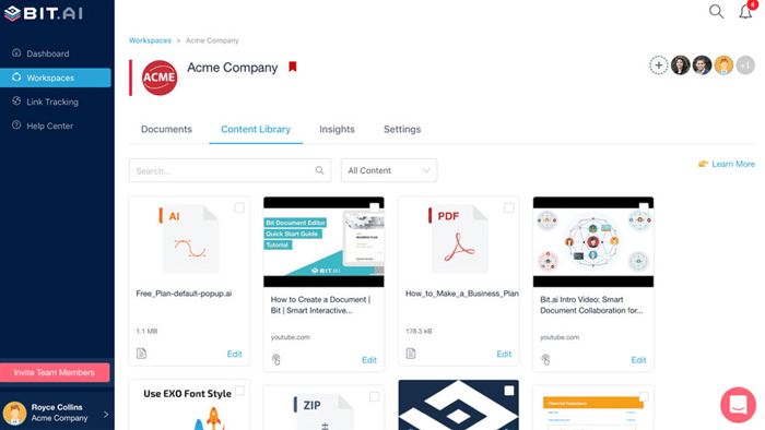 Bit.ai - 25 Best Online Productivity Tools