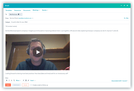 outbound sales video chat