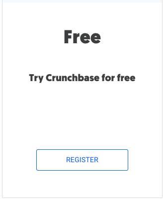 Try Crunchbase Pro for free CTA