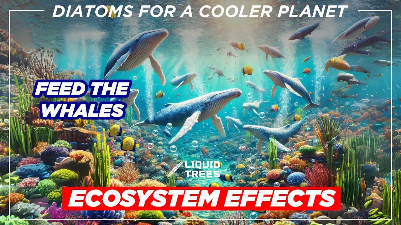 Marine ecosystem with multiple species