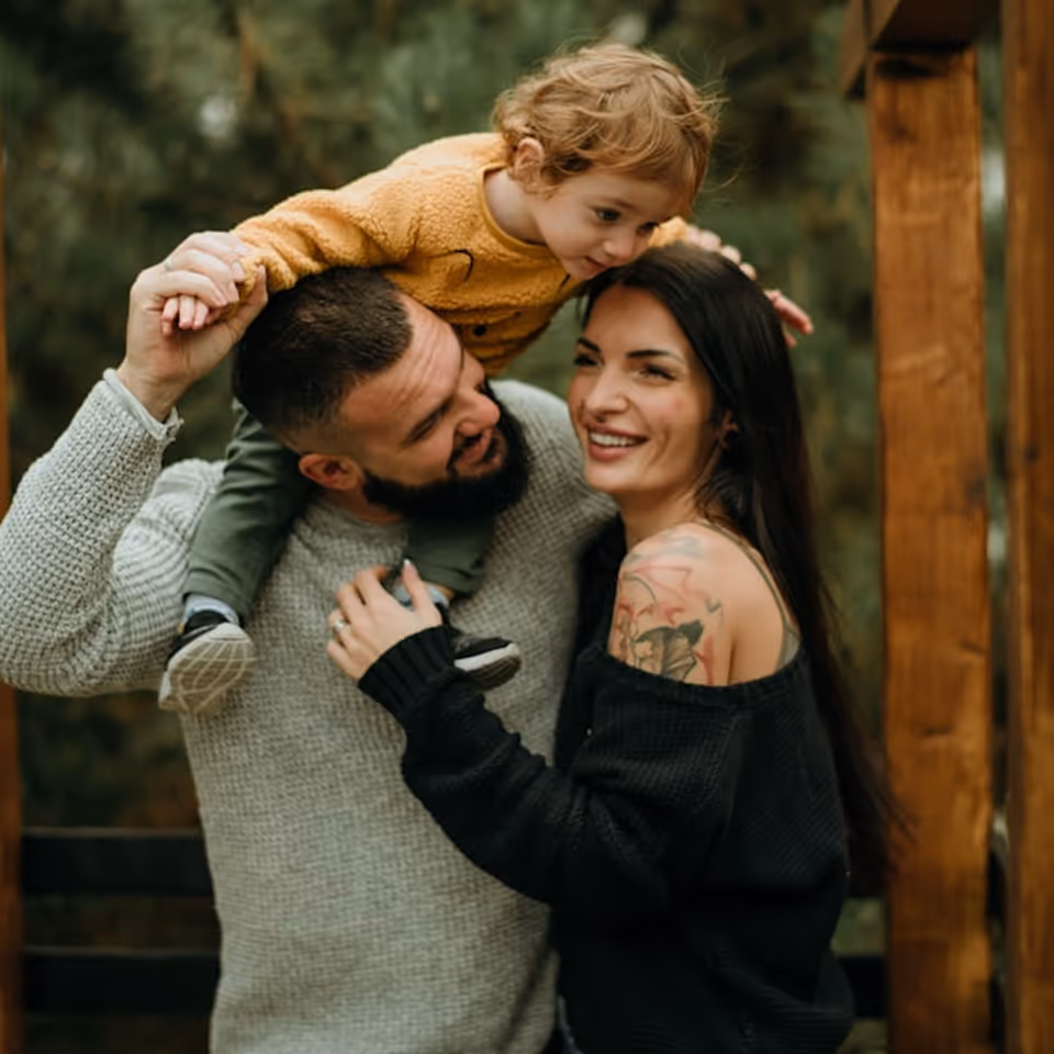 A portrait of a family