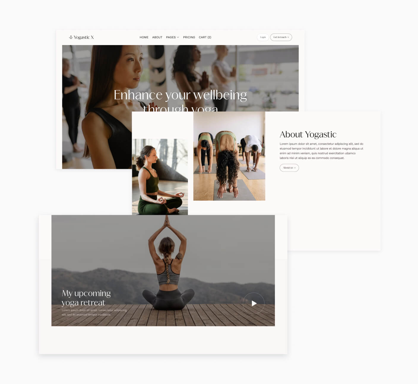 Yogastic X - 75+ Sections - Yoga Webflow Template