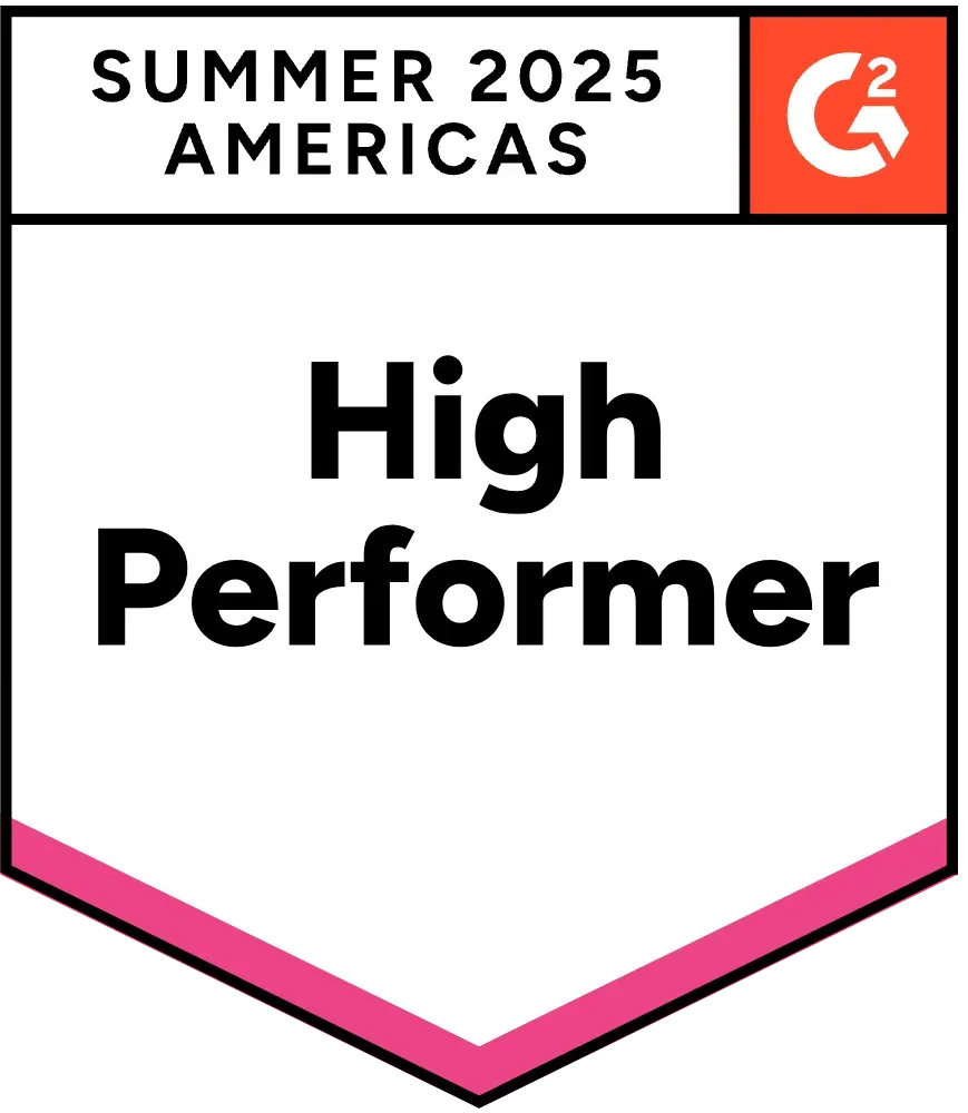 G2 High Performer logo