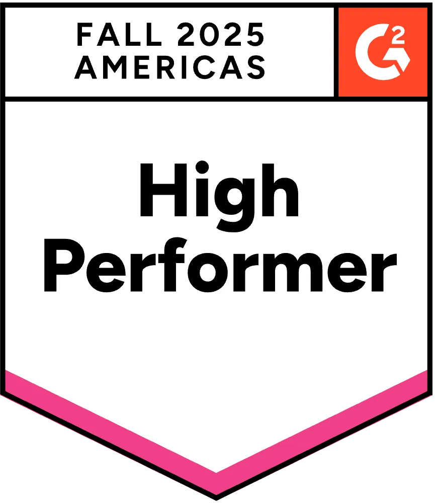 G2 High Performer logo