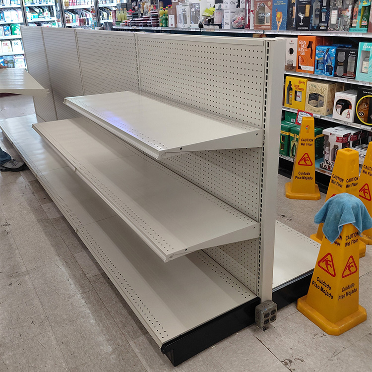 Shelving Unit at a Liquor Store