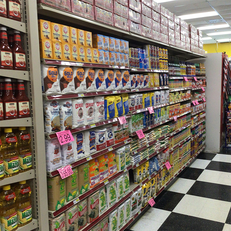 Shelving at a Grocery Store