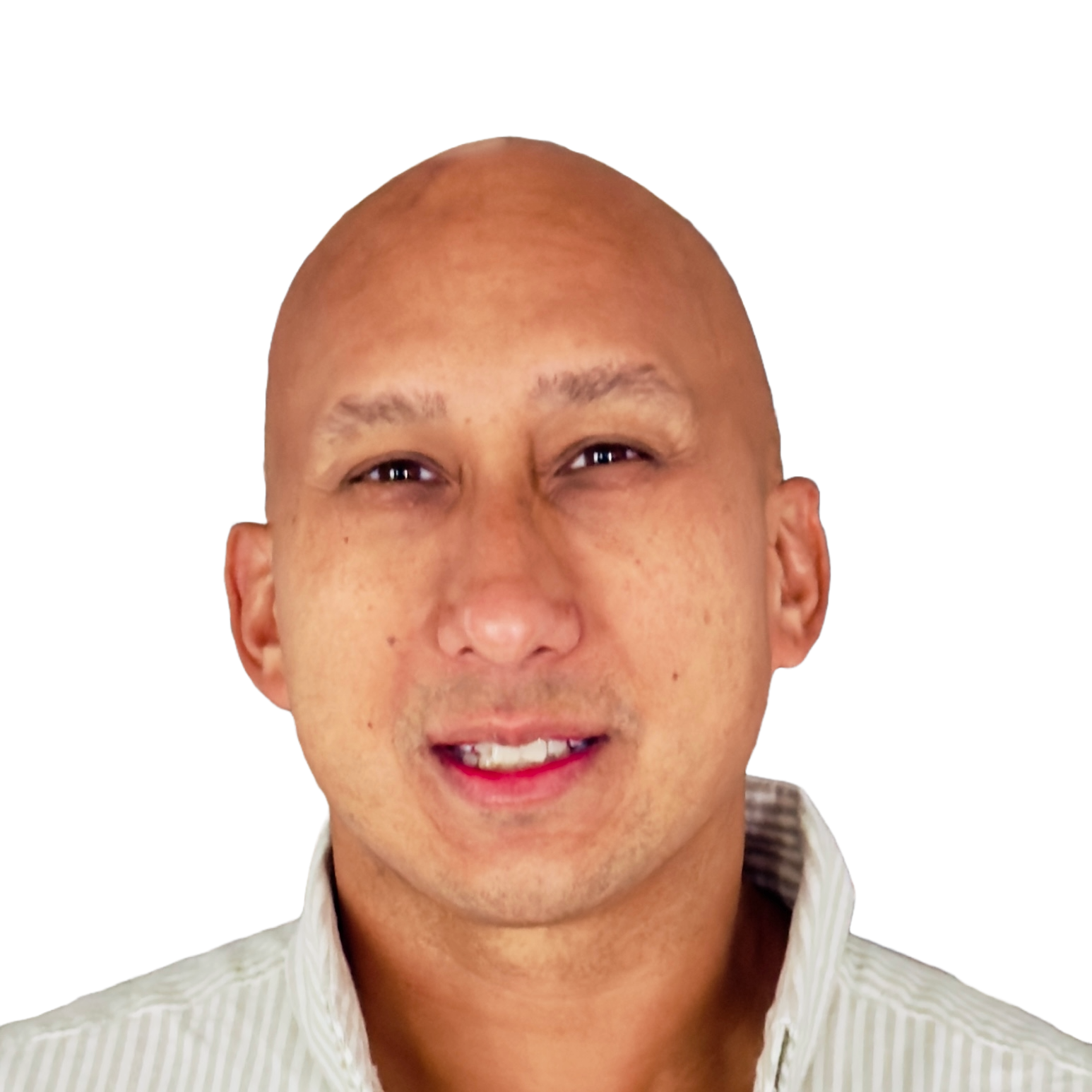 [headshot] image of customer giving a testimonial (for a ai biotech company)