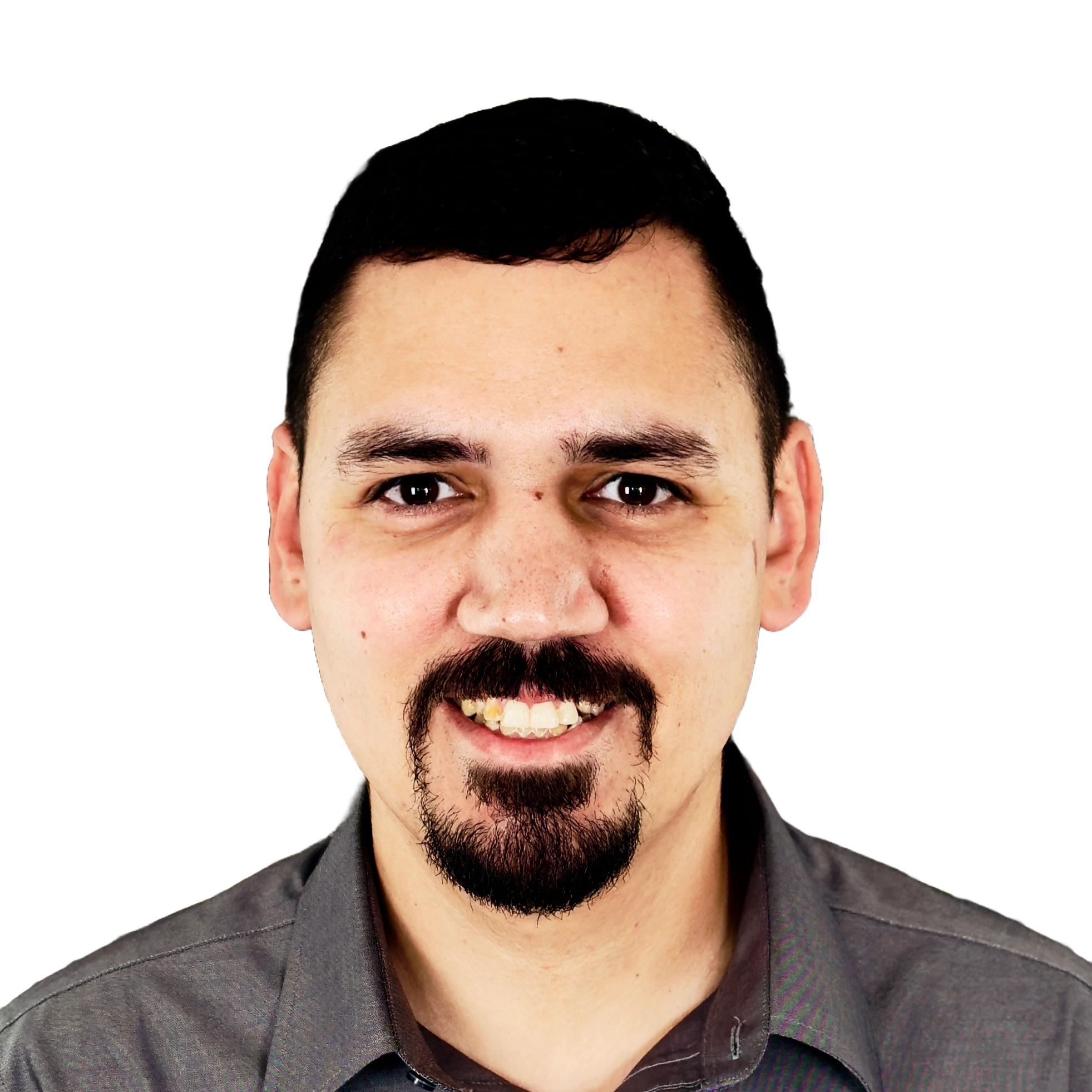 [headshot] image of customer giving a testimonial (for a ai biotech company)