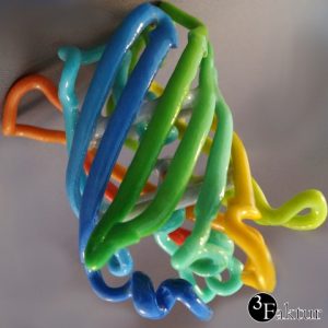 3D printed molecular model
