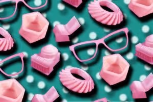 Objects printed on MIT's FDM 3D printer