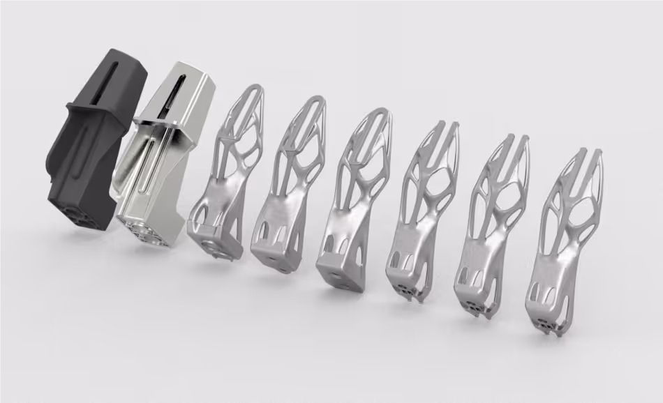 BMW 3d printed roof bracket