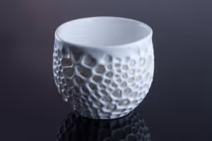 3D printed ceramic cup [Image credit: Nervous System]