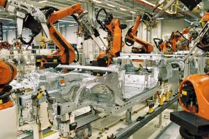 Smart factory assembly line