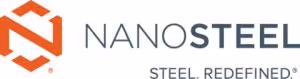 Nanosteel logo 3D printing materials