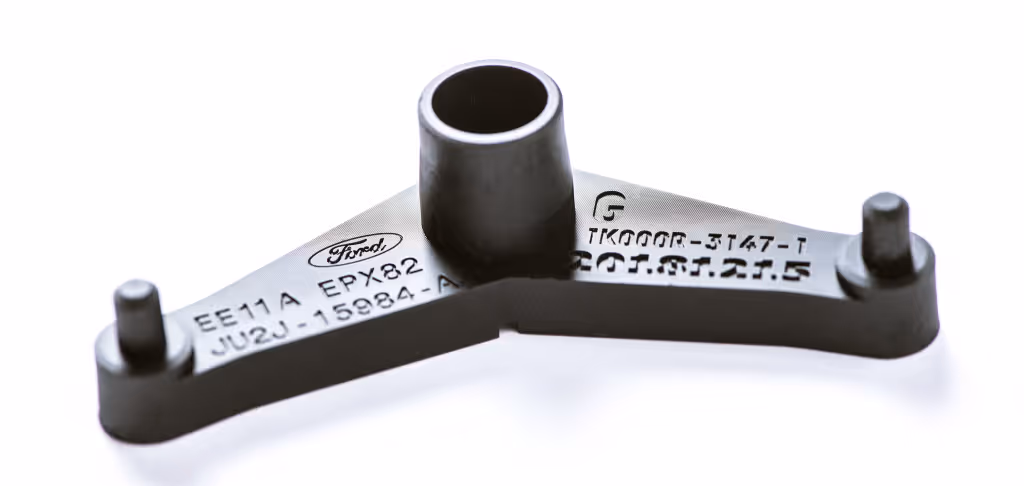 Ford HVAC Lever Arm 3D printed using Carbons DLS technology e1551966239768 1024x486 1