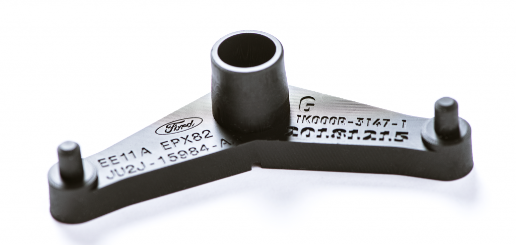 Ford HVAC Lever Arm 3D-printed using Carbon's DLS technology