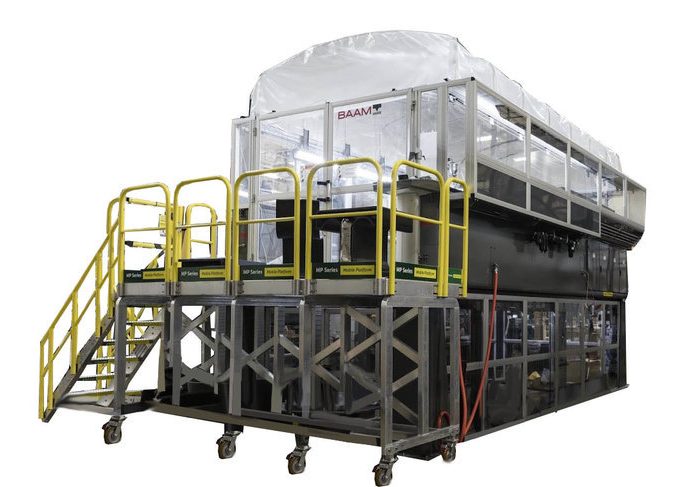 ORNL's BAAM machine for 3D printing large polymer parts